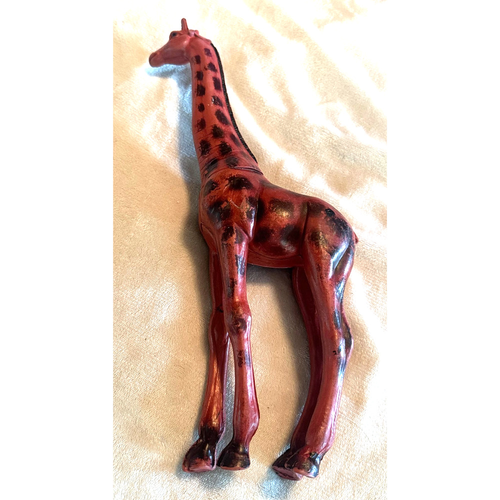 Vintage Imperial 1985 Giraffe 14" tall rubber toy figure Pierre